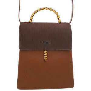 LOEWE Velzquez Leather Shoulder Bag Handbag Bag